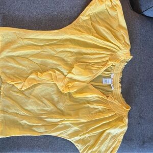 Diane Von Furstenberg Yellow Blouse